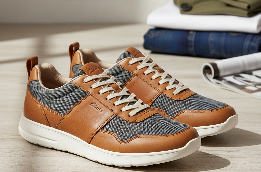 Clarks sneakers til herrer: Komfort og stil i én pakke